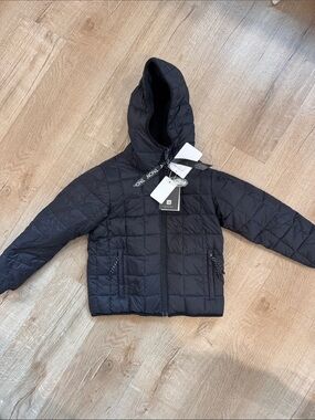 Taion Japan Reversoble Black Hooded Quilted Puffer Jacket